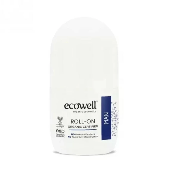 Ecowell organikus roll-on deo férfiak számára (75ml)