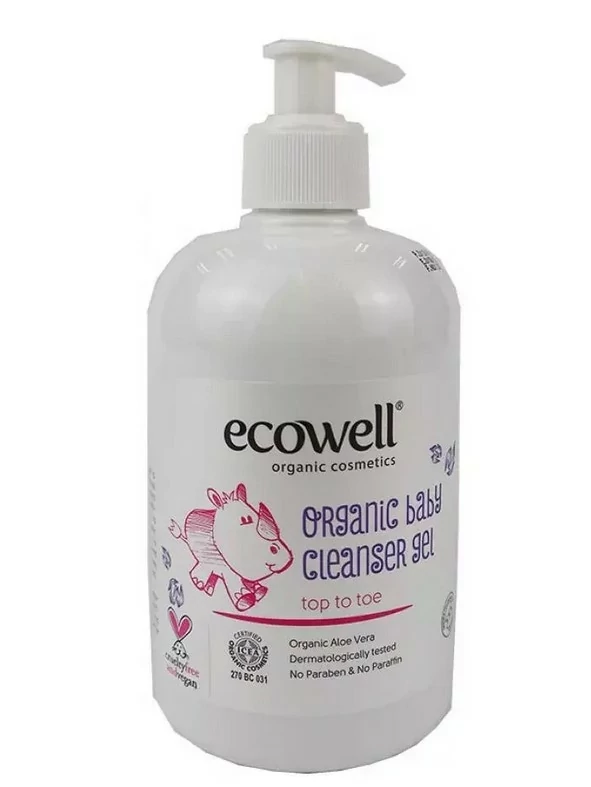 Ecowell organikus fürdető gél babáknak (500ml)